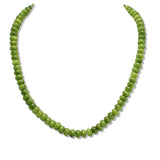 109730, NATURAL STONE ROUND BEADED NECKLACE