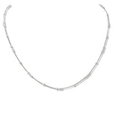 109732, DAINTY PEARL BEADED NECKLACE