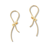 109744, KNOT TIE EARRING