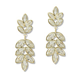 109762, MARQUISE CUBIC ZIRCONIA ACCENT DANGLE EARRING