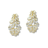 109765, MARQUISE CUBIC ZIRCONIA ACCENT POST EARRING