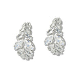 109765, MARQUISE CUBIC ZIRCONIA ACCENT POST EARRING