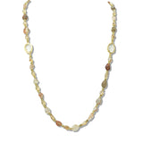109789, SEMI PRECIOUS NATURAL STONE BEADED LONG NECKLACE