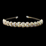 109794, ROUND CRYSTAL RHINESTONE ACCENT HEADBAND