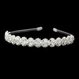 109794, ROUND CRYSTAL RHINESTONE ACCENT HEADBAND
