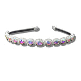 109795, OVAL ACCENT CRYSTAL RHINESTONE HEADBAND