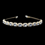 109795, OVAL ACCENT CRYSTAL RHINESTONE HEADBAND