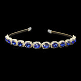 109795, OVAL ACCENT CRYSTAL RHINESTONE HEADBAND