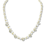 109847, ELEGANT PEARL GLASS BEADED NECKLACE