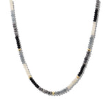 109912, NATURAL AGATE STONE BEADED NECKLACE