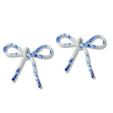 109958, CHIC PORCELAIN CERAMIC BOW EARRING