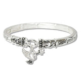 109989, SERENITY PRAYER DOVE CHARM STRETCH BRACELET
