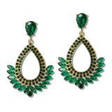 110010, LUXE CRYSTAL RHINESTONE EVENING EARRING