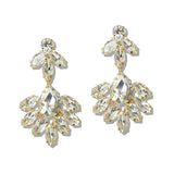 110014, MARQUISE ACCENT RHINESTONE DANGLE EARRING