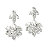 110014, MARQUISE ACCENT RHINESTONE DANGLE EARRING