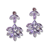 110014, MARQUISE ACCENT RHINESTONE DANGLE EARRING