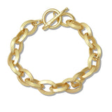 110021, CLASSIC MATTE LINK CHAIN TOGGLE BRACELET