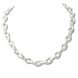 110022, CLASSIC MATTE LINK CHAIN NECKLACE