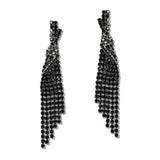 110058, PAVE CRYSTAL RHINESTONE DROP EARRING