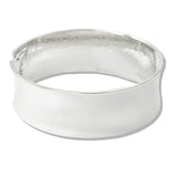 110103, WIDE POLISHED HINGED BANGLE BRACELET