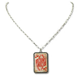 110144, WESTERN QUEEN OF HEARTS PENDANT NECKLACE