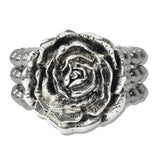 110157, WESTERN ROSE FLOWER NAVAJO BEADED STRETCH BRACELET