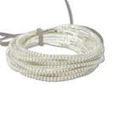 110182, PEARL STUDDED MULTI LAYERED STRETCH BRACELET SET