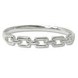 110190, GOLD LINK CHAIN STAINLESS STEEL BANGEL BRACELET