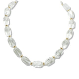 110201, GEOMETRIC ACRYLIC BEADED NECKLACE