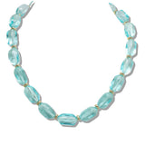 110201, GEOMETRIC ACRYLIC BEADED NECKLACE