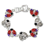 110237, LADYBUG ENAMEL MAGNETIC CLOSURE BRACELET
