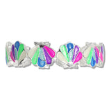 110240, SEA LIFE SEASHELL ENAMEL STRETCH BRACELET