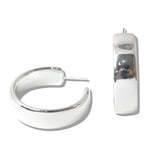 110256, 35MM THICK ROUND HOOP EARRING