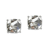 110268, GEOMETRIC BOLD CRYSTAL STUD EARRING
