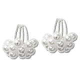 110269, CLUSTER PEARL HOOP DROP EARRING