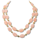 110272, RESIN BEADED DOUBLE LAYERED NECKLACE