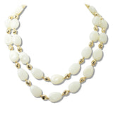 110272, RESIN BEADED DOUBLE LAYERED NECKLACE