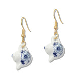 110292, PORCELAIN CERMAIC TEAPOT DANGLE EARRING