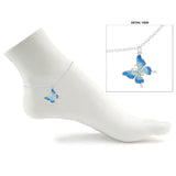 110298, ENAMEL BUTTERFLY CHARM ANKLET