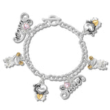110307, SISTER VINTAGE CHARM TOGGLE BRACELET