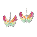 110321, ENAMEL BUTTERFLY DANGLE EARRING