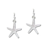 110325, OCEAN STARFISH DANGLE EARRING