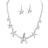 110332, OCEAN STARFISH STATEMENT NECKLACE