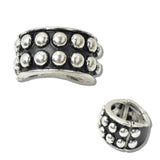 110353, WESTERN BALL TEXTURED STRETCH RING