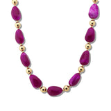 110369, CHUNKY RESIN BEADAED NECKLACE