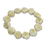 110371, CERAMIC OCEAN SEASHELL STRETCH BRACELET
