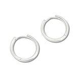 110420, GOLD DIPPED WATER RESISTANT HUGGIE HOOP EARRINGS