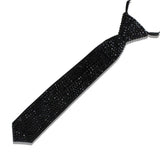 110475, BLING CRYSTAL RHINESTONE TIE NECKLACE