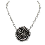 110485, WESTERN ROSE BLOOM PENDANT NECKLACE