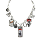 110487, WESTERN HERITAGE MULTI CHARM STATEMENT NECKLACE